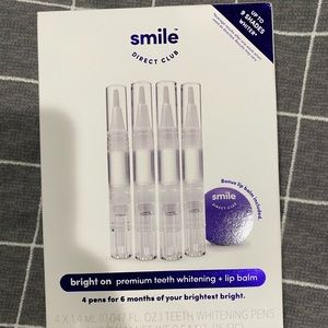 Smile Direct Club, teeth whitening +lip balm